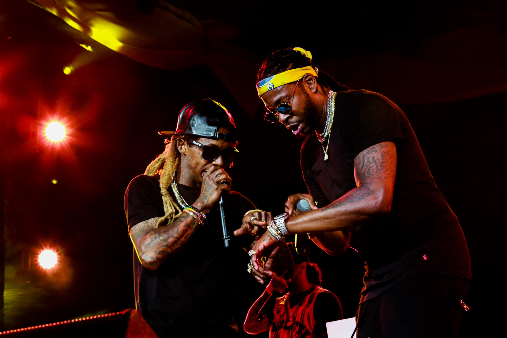 Lil Wayne and 2 Chainz performing live at Made in America Festival photographed by Ebis Hernandez