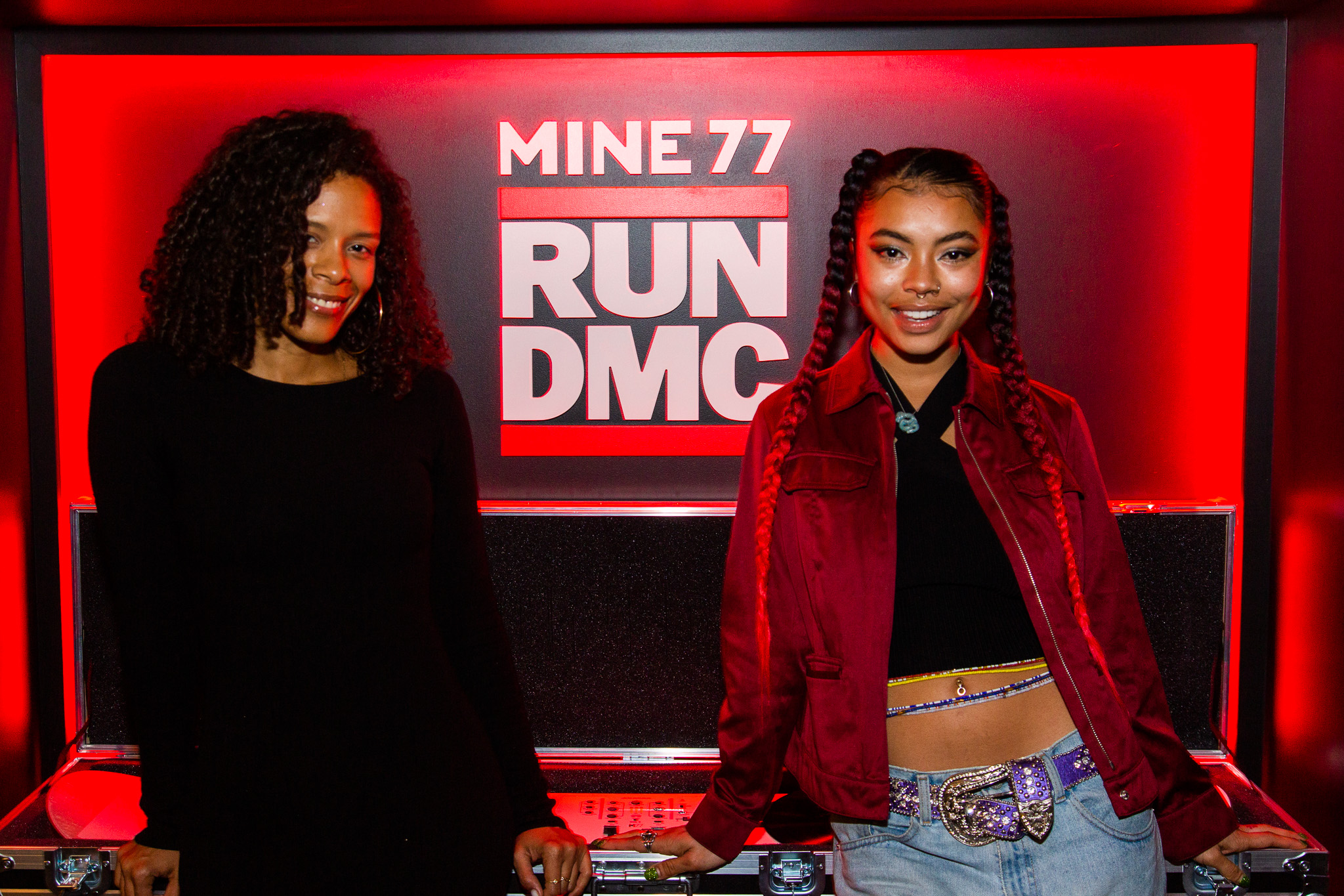 Guests at Burton x Run DMC collaboration launch event at Burton flagship store in SoHo NYC photographed by Ebis Hernandez