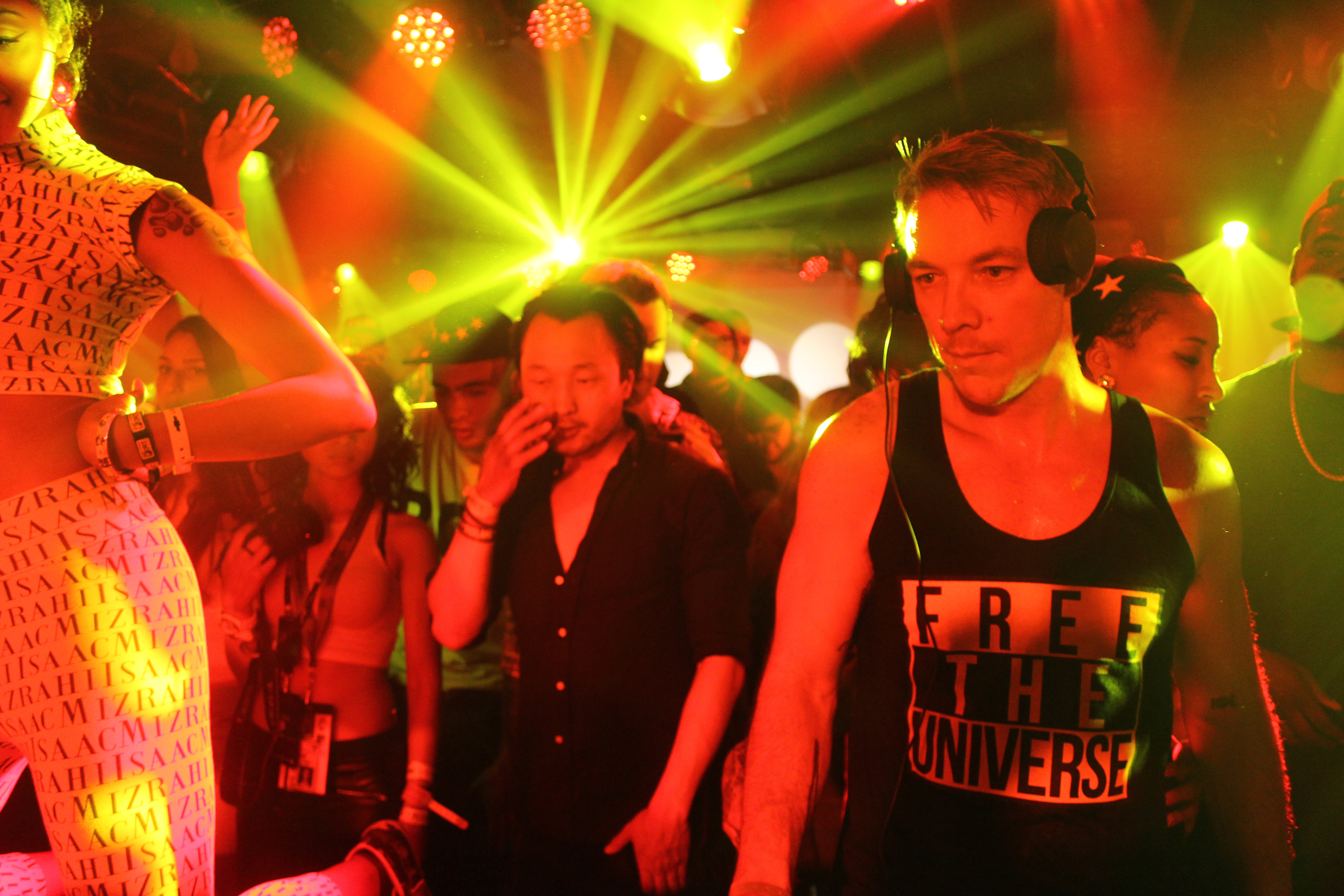Diplo performing DJ set at SXSW in Austin Texas nightlife event photographed by Ebis Hernandez